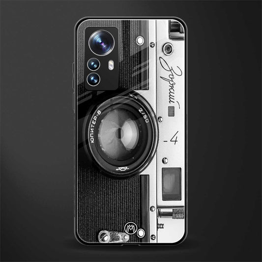 vintage camera back phone cover | glass case for xiaomi 12 pro