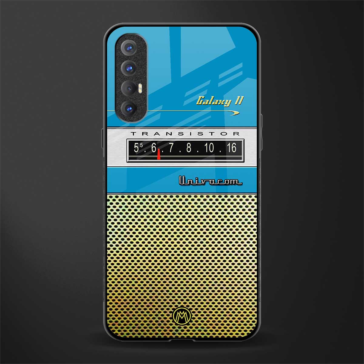 vintage radio glass case for oppo reno 3 pro image
