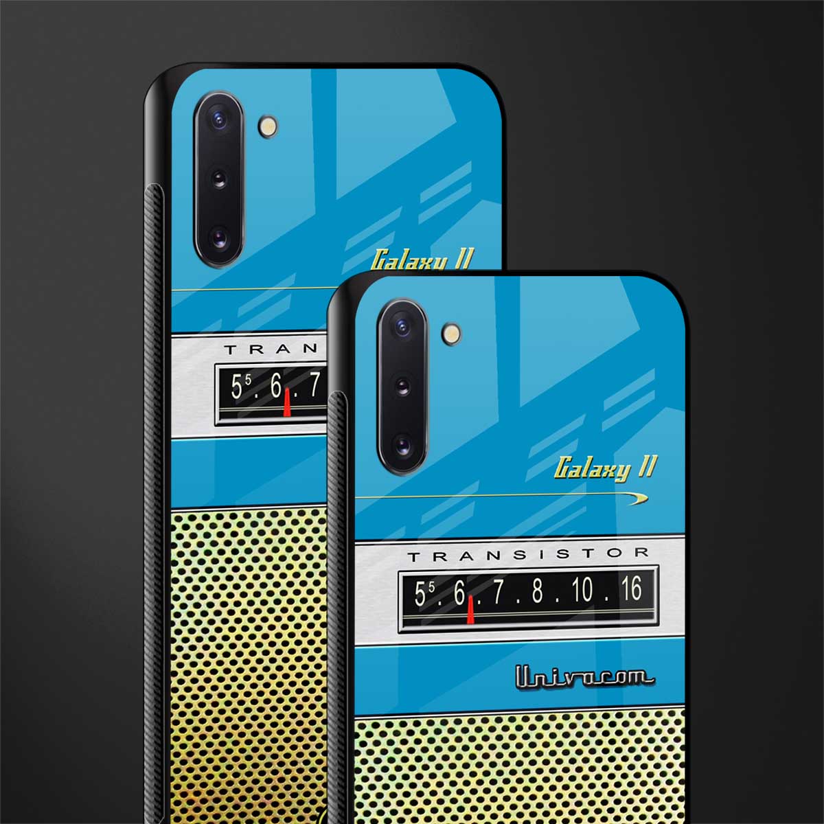 vintage radio glass case for samsung galaxy note 10 image-2