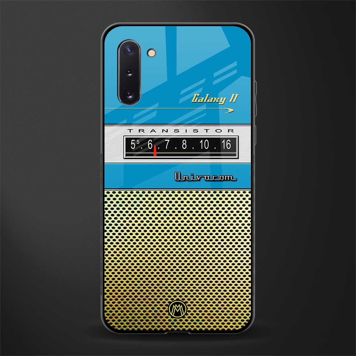 vintage radio glass case for samsung galaxy note 10 image