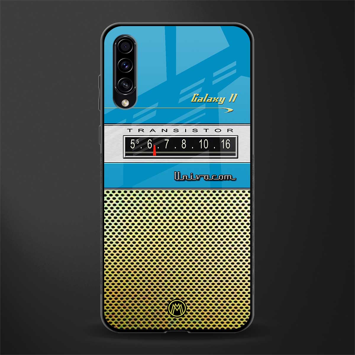 vintage radio glass case for samsung galaxy a70 image