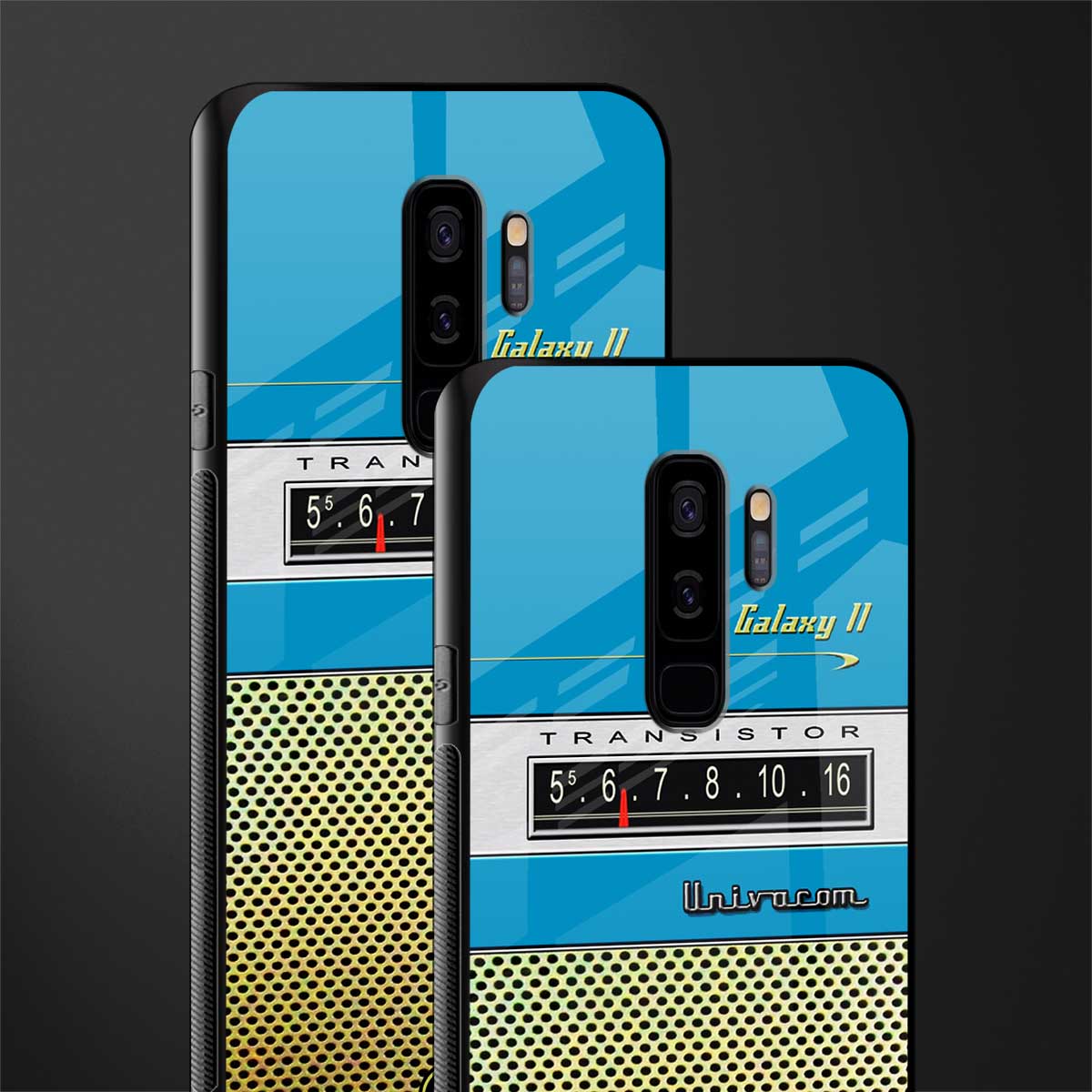 vintage radio glass case for samsung galaxy s9 plus image-2