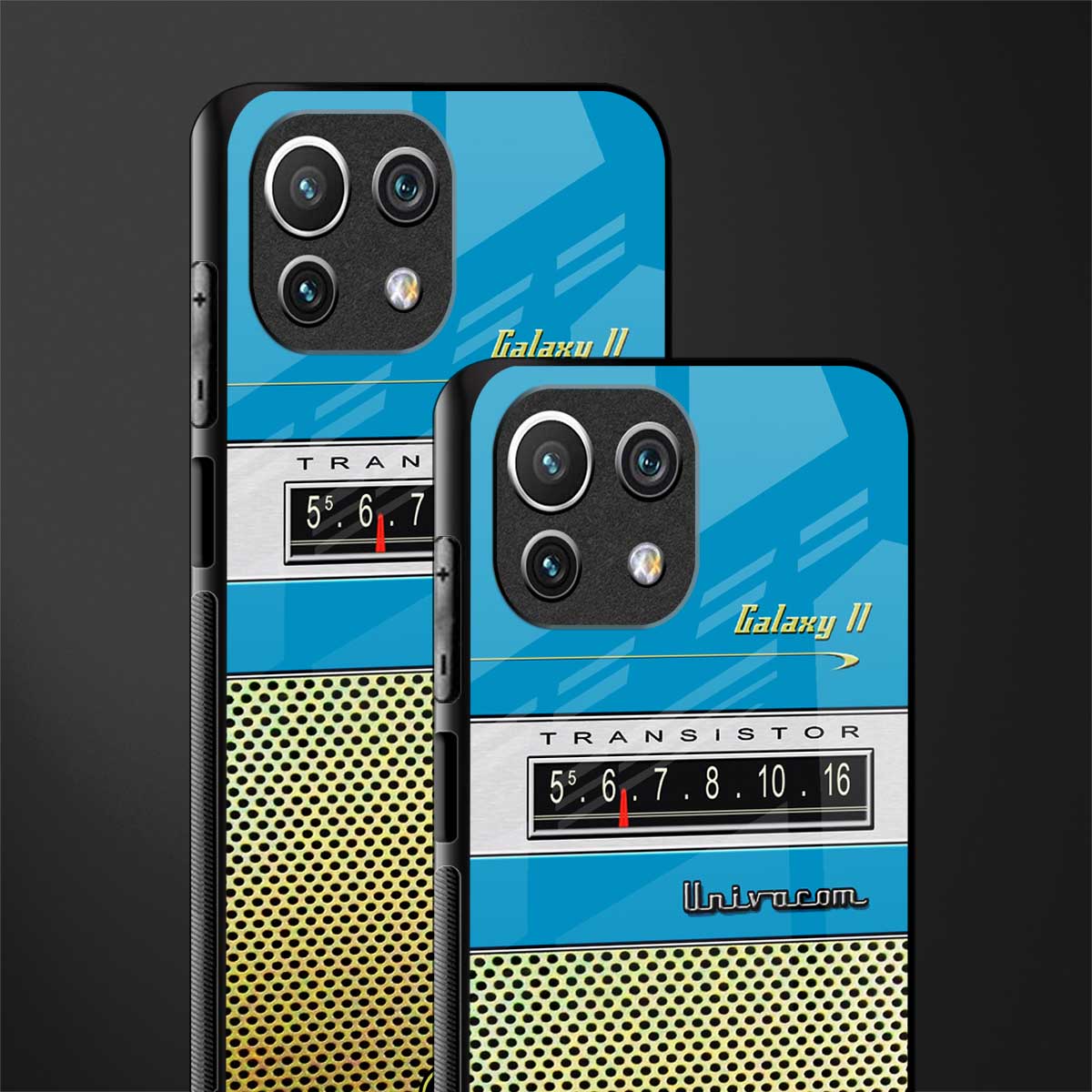 vintage radio glass case for mi 11 lite image-2