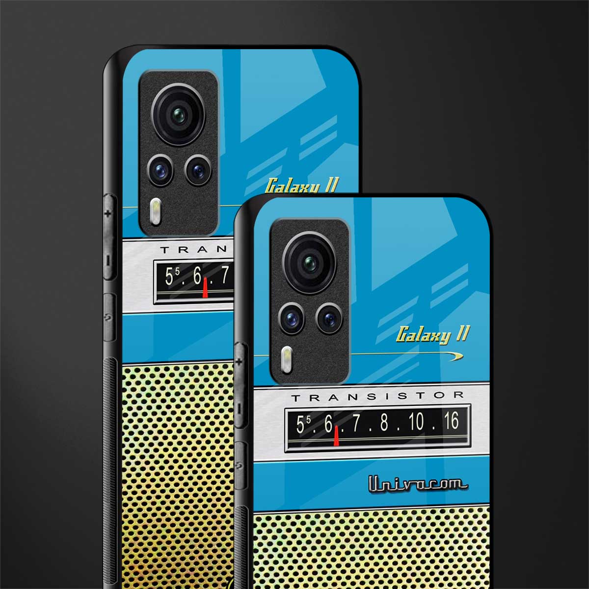 vintage radio glass case for vivo x60 pro image-2