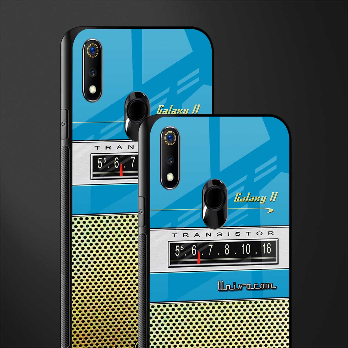 vintage radio glass case for realme 3 pro image-2