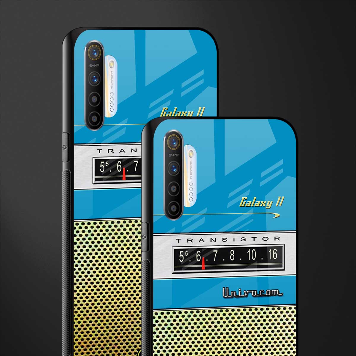 vintage radio glass case for realme x2 image-2