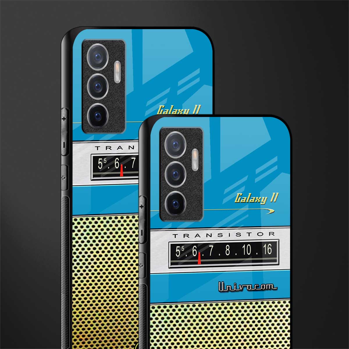 vintage radio glass case for vivo v23e image-2