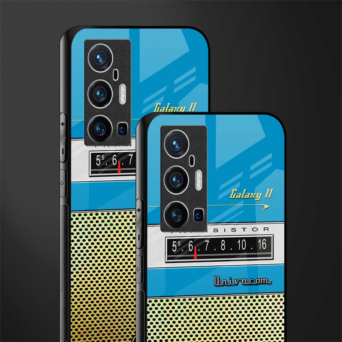vintage radio glass case for vivo x70 pro plus image-2