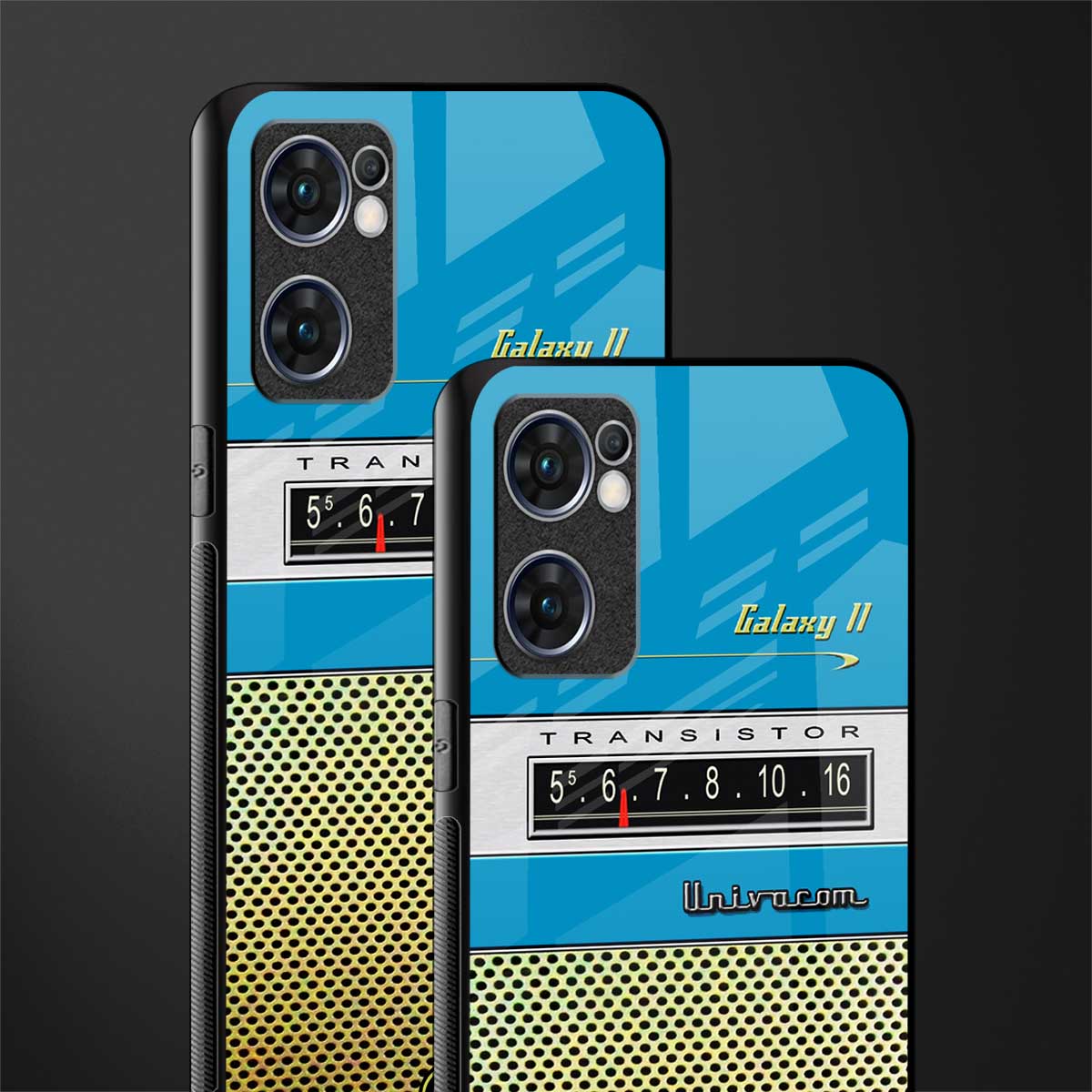 vintage radio glass case for oppo reno7 5g image-2