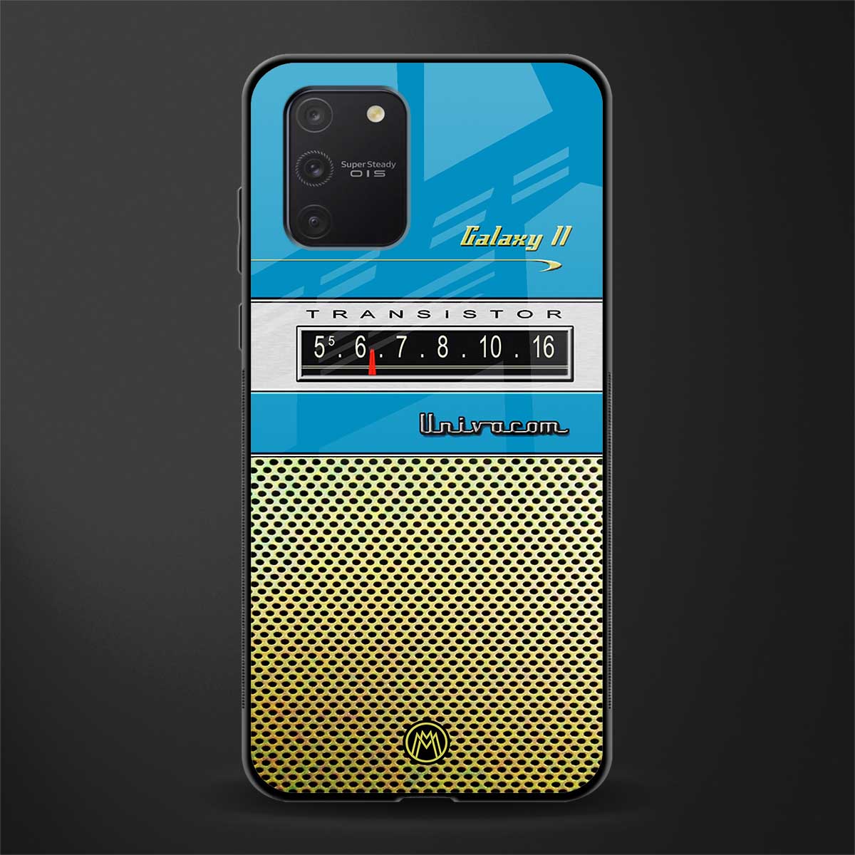 vintage radio glass case for samsung galaxy a91 image