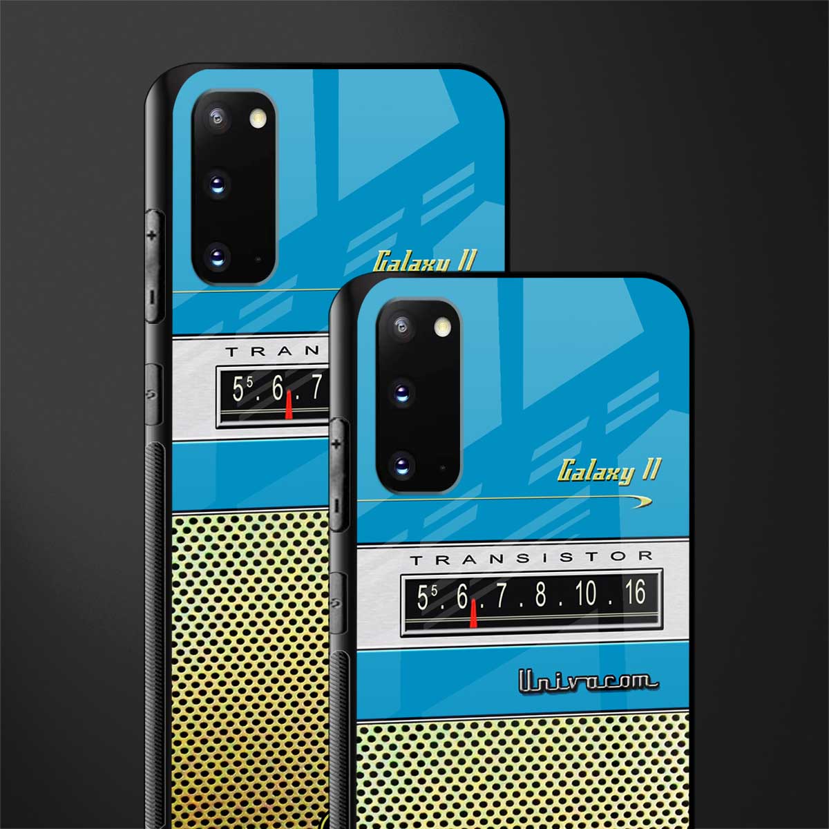 vintage radio glass case for samsung galaxy s20 image-2