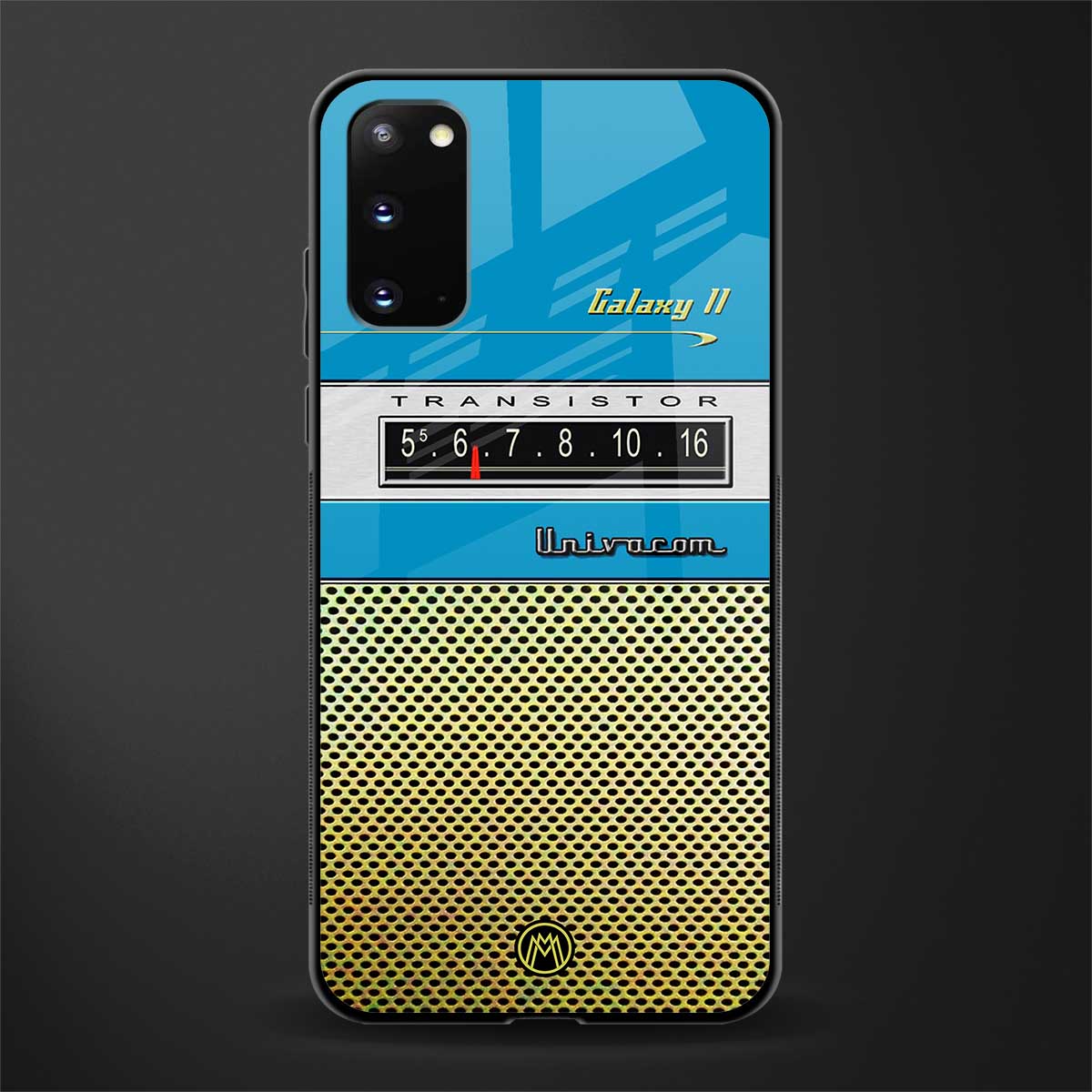 vintage radio glass case for samsung galaxy s20 image
