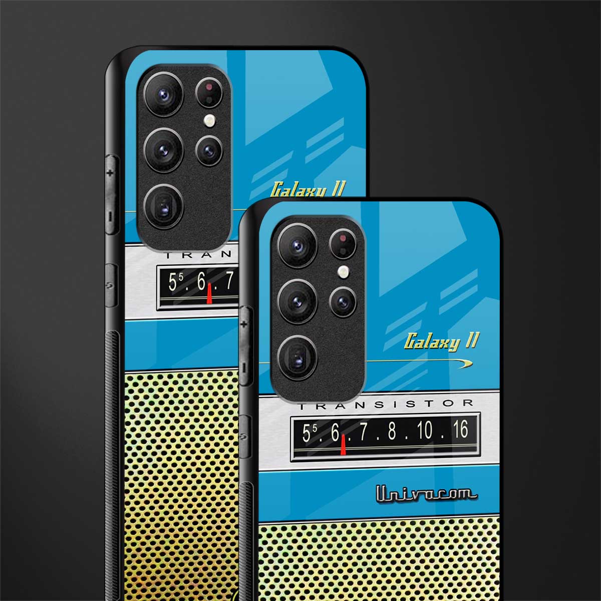 vintage radio glass case for samsung galaxy s22 ultra 5g image-2