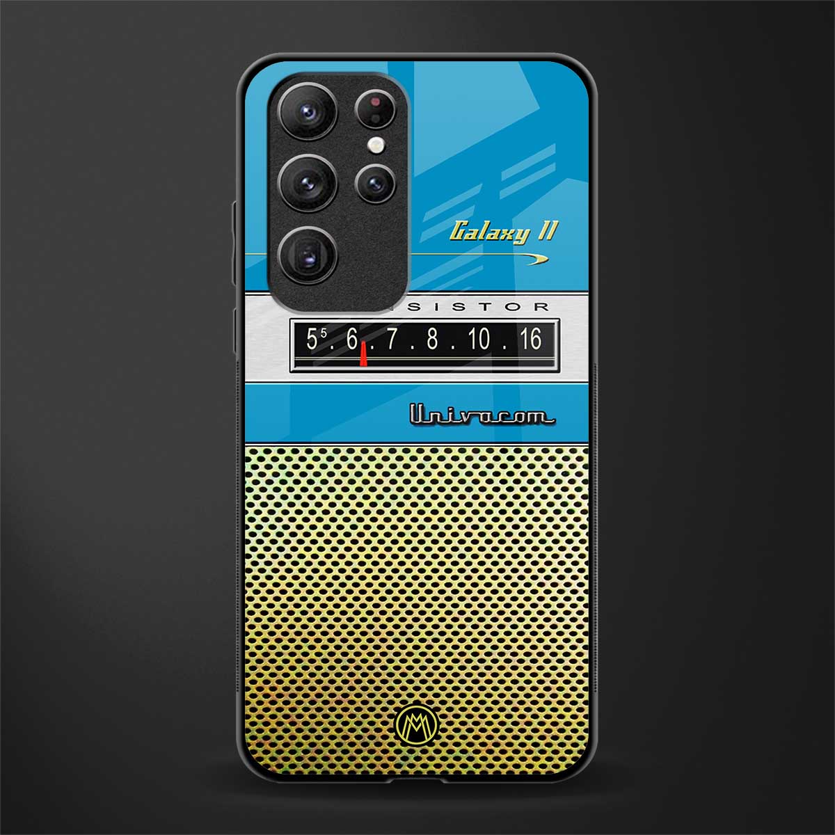 vintage radio glass case for samsung galaxy s22 ultra 5g image