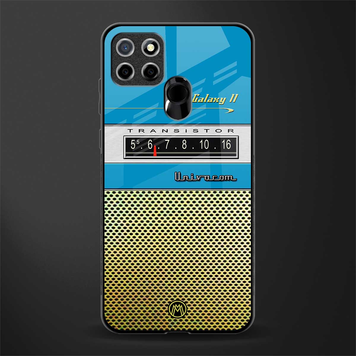 vintage radio glass case for realme narzo 20 image