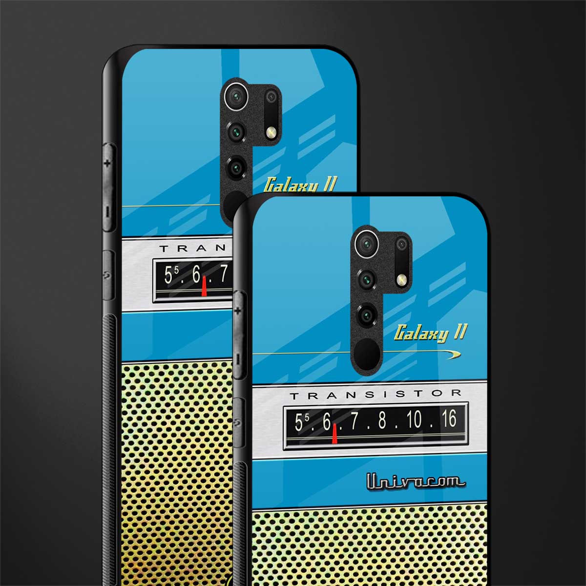 vintage radio glass case for redmi 9 prime image-2
