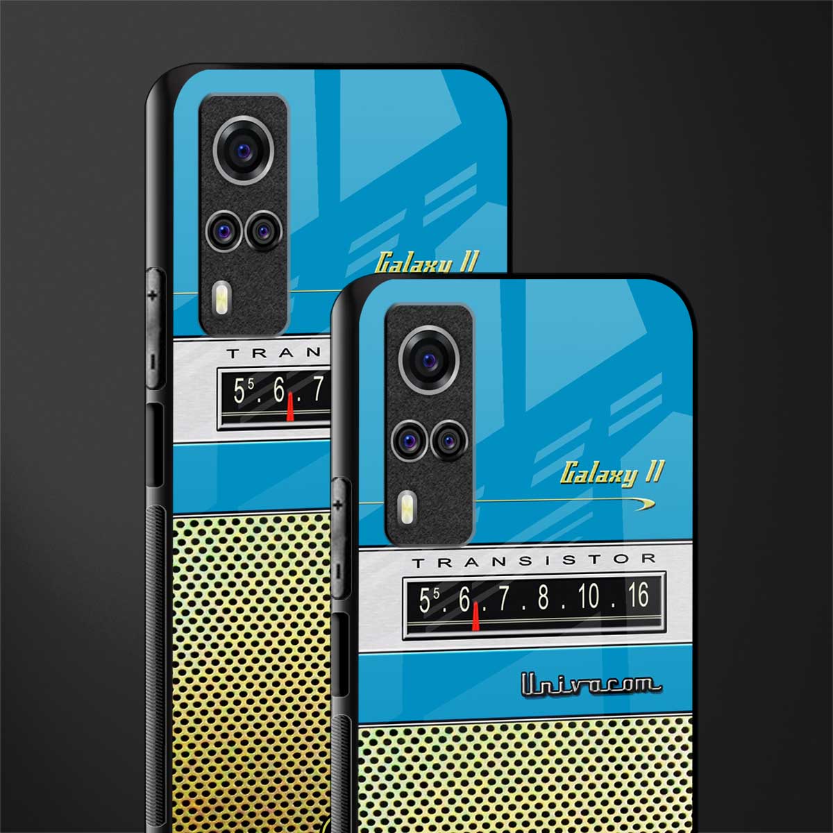 vintage radio glass case for vivo y51 image-2