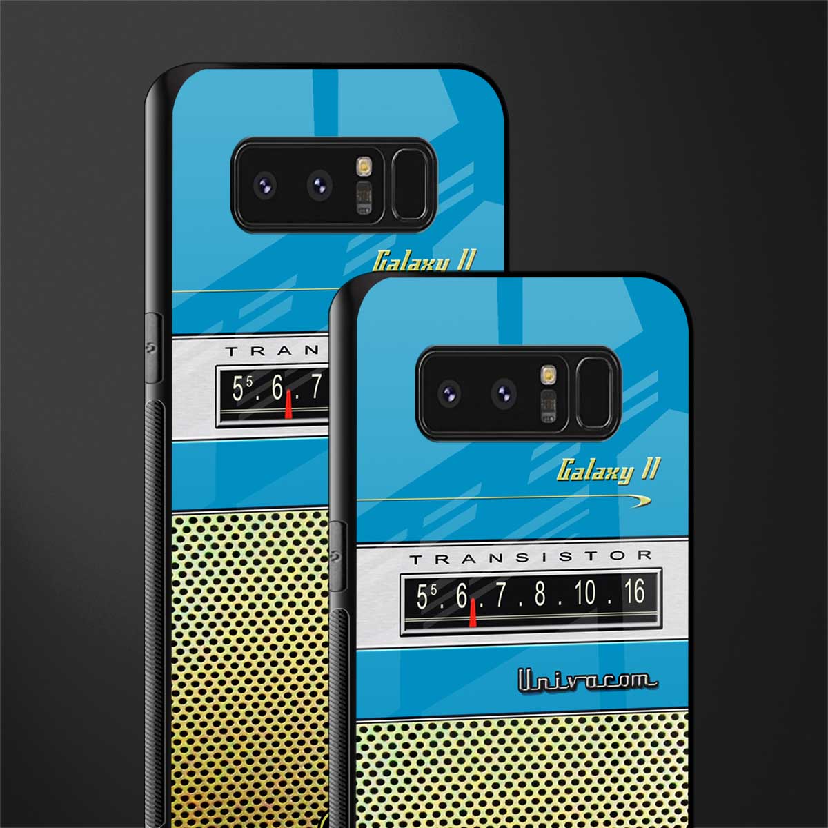 vintage radio glass case for samsung galaxy note 8 image-2