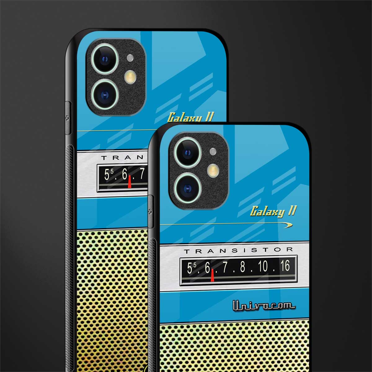 vintage radio glass case for iphone 11 image-2