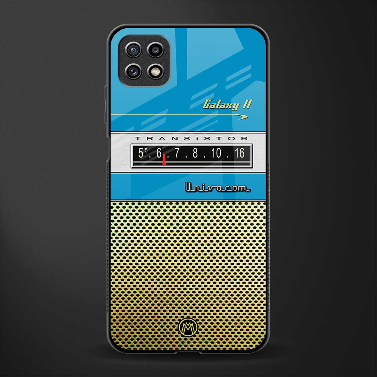 vintage radio glass case for samsung galaxy a22 5g image