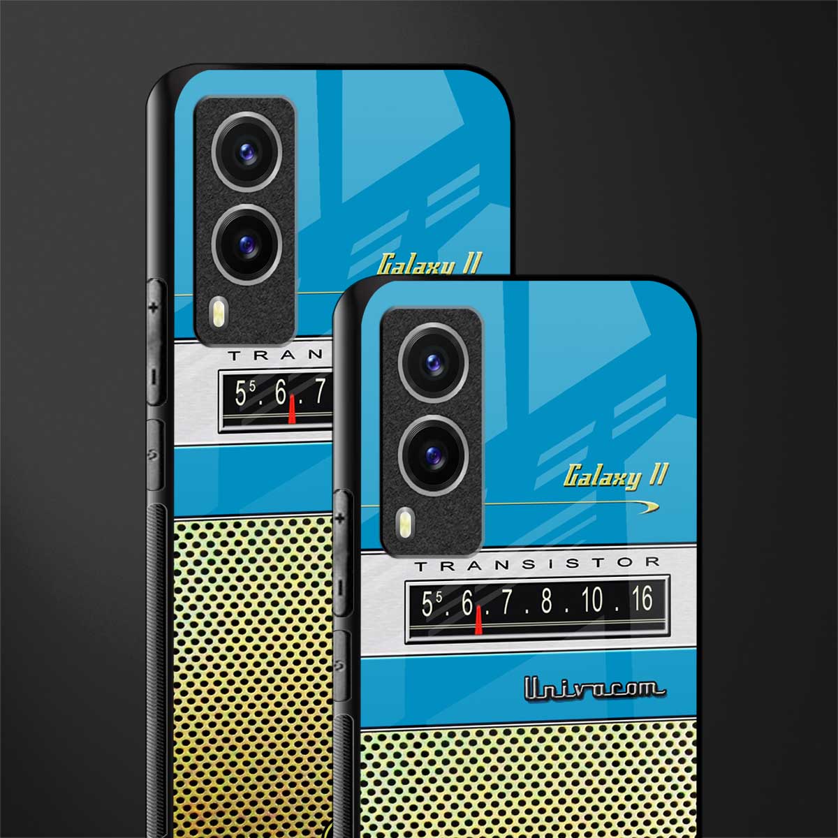 vintage radio glass case for vivo v21e 5g image-2