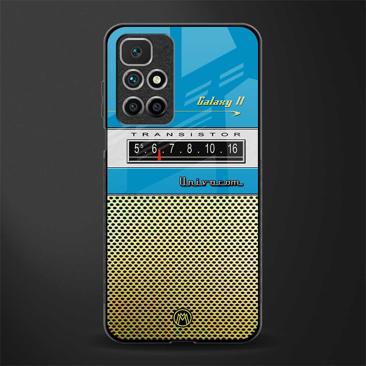 vintage radio glass case for redmi 10 prime image