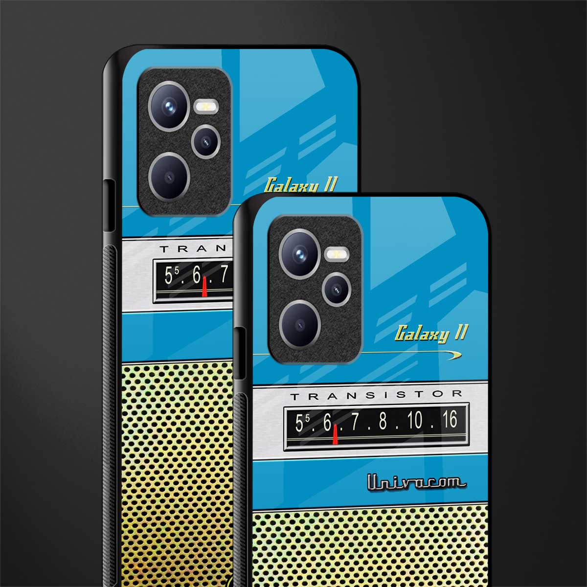 vintage radio glass case for realme c35 image-2