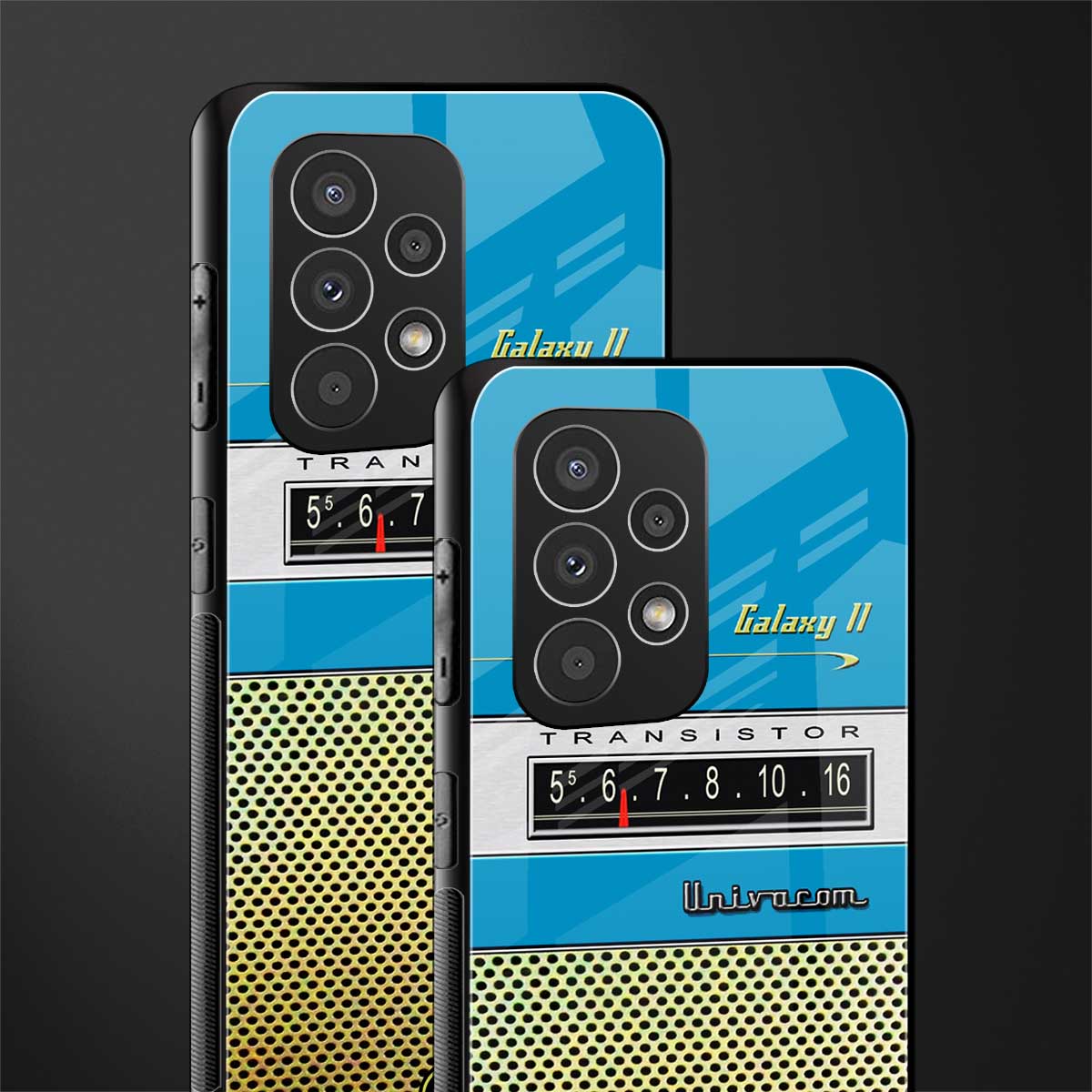 vintage radio back phone cover | glass case for samsung galaxy a53 5g