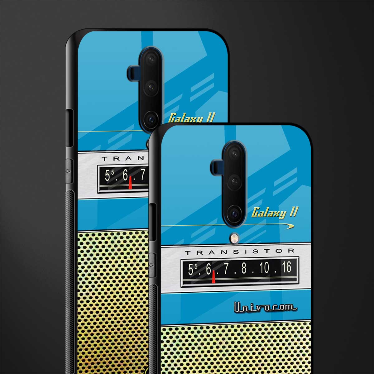 vintage radio glass case for oneplus 7t pro image-2