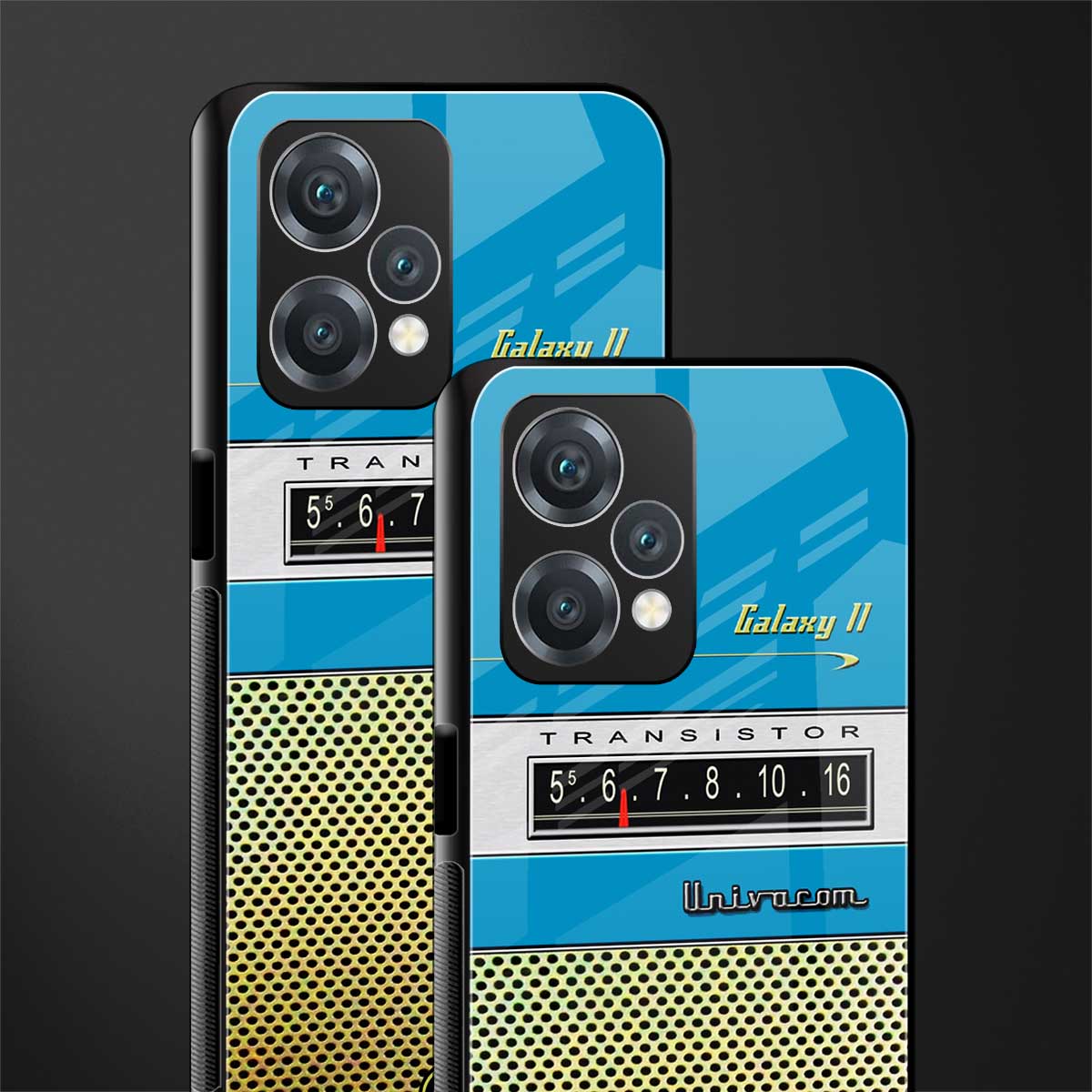 vintage radio back phone cover | glass case for oneplus nord ce 2 lite 5g