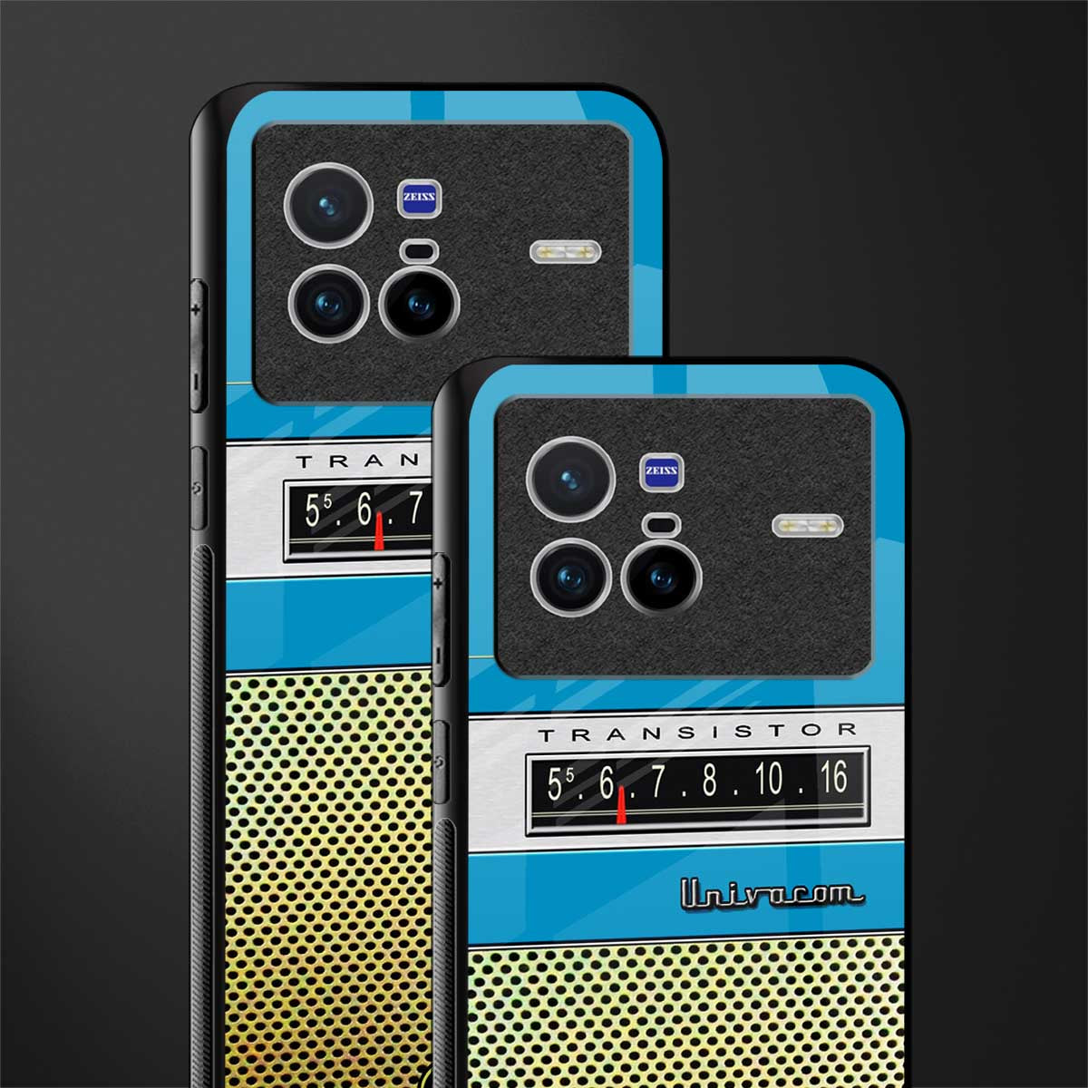 vintage radio glass case for vivo x80 image-2