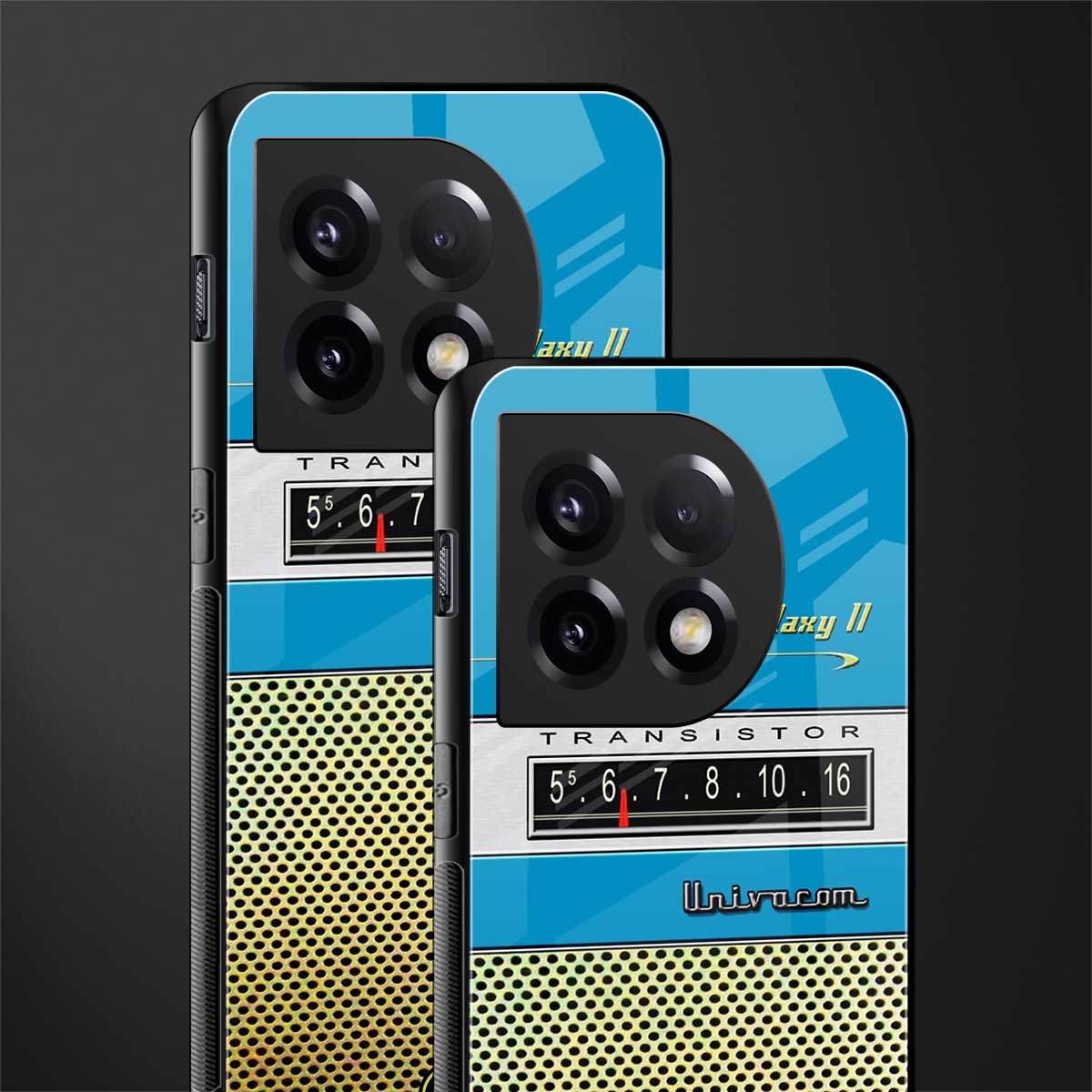 vintage radio back phone cover | glass case for oneplus 11