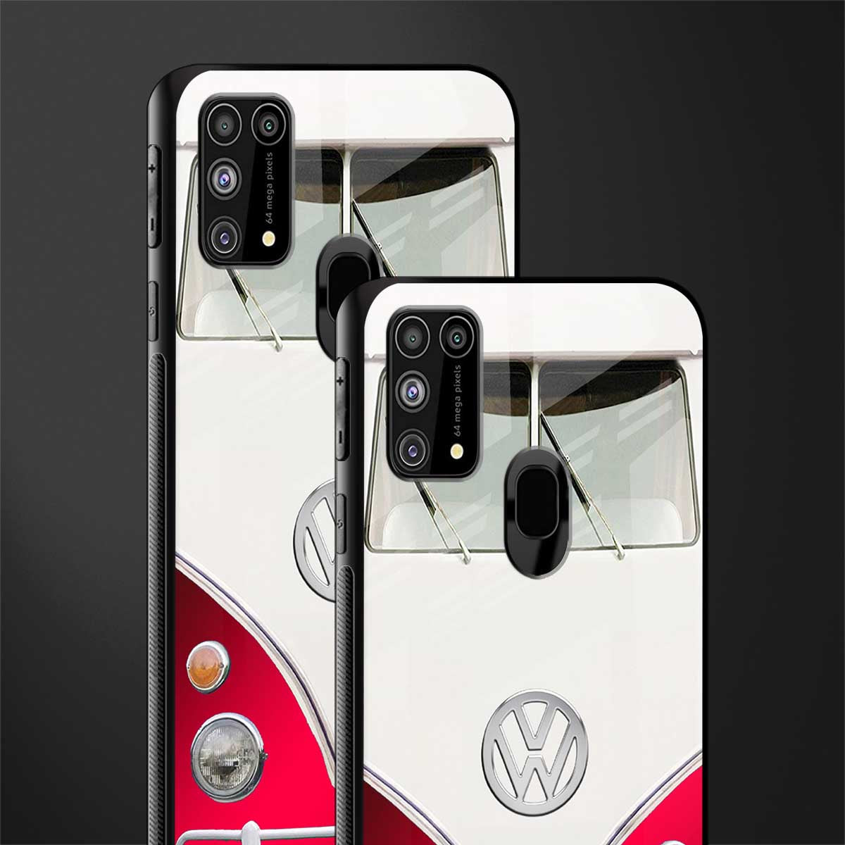 vintage volkswagen glass case for samsung galaxy m31 prime edition image-2