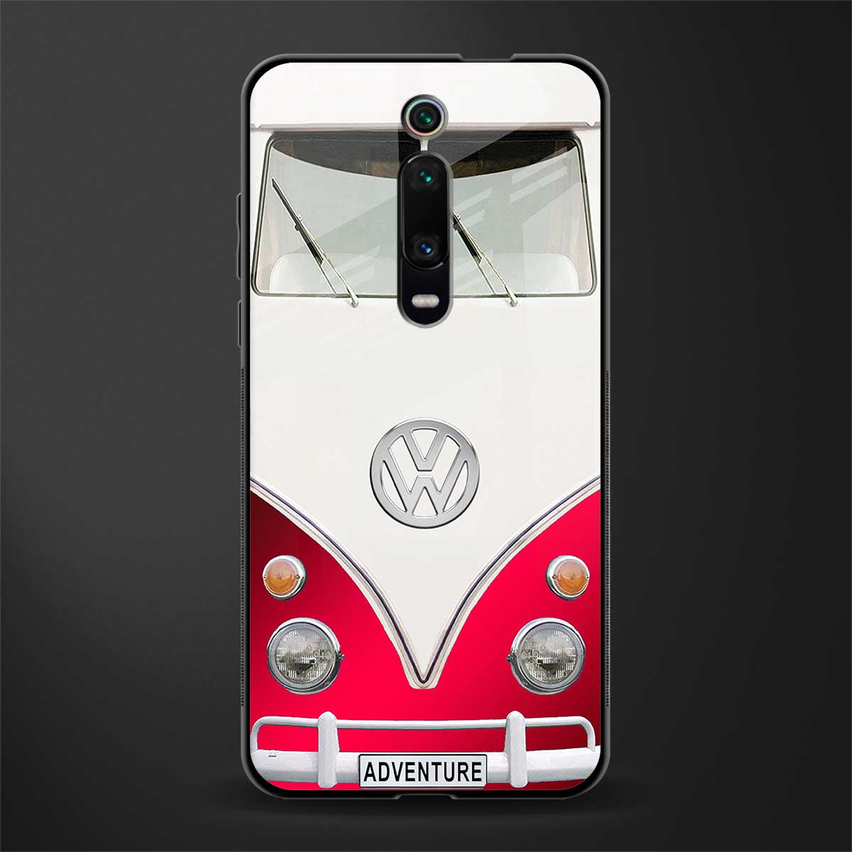 vintage volkswagen glass case for redmi k20 image