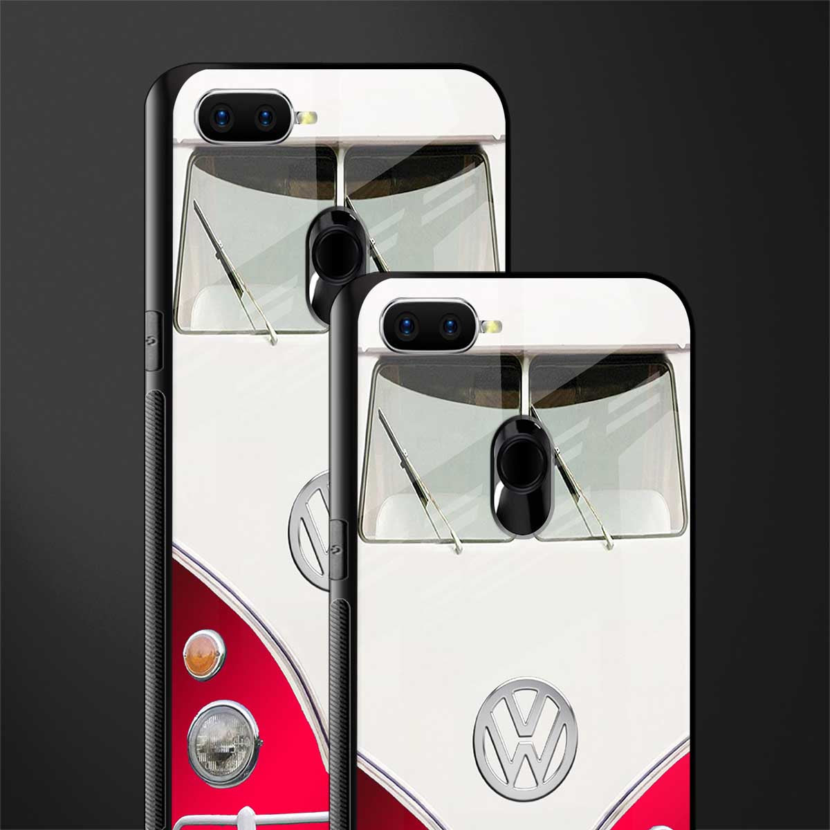 vintage volkswagen glass case for oppo a7 image-2