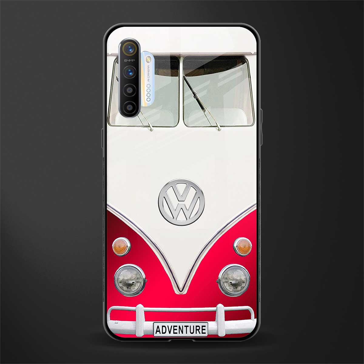 vintage volkswagen glass case for realme x2 image