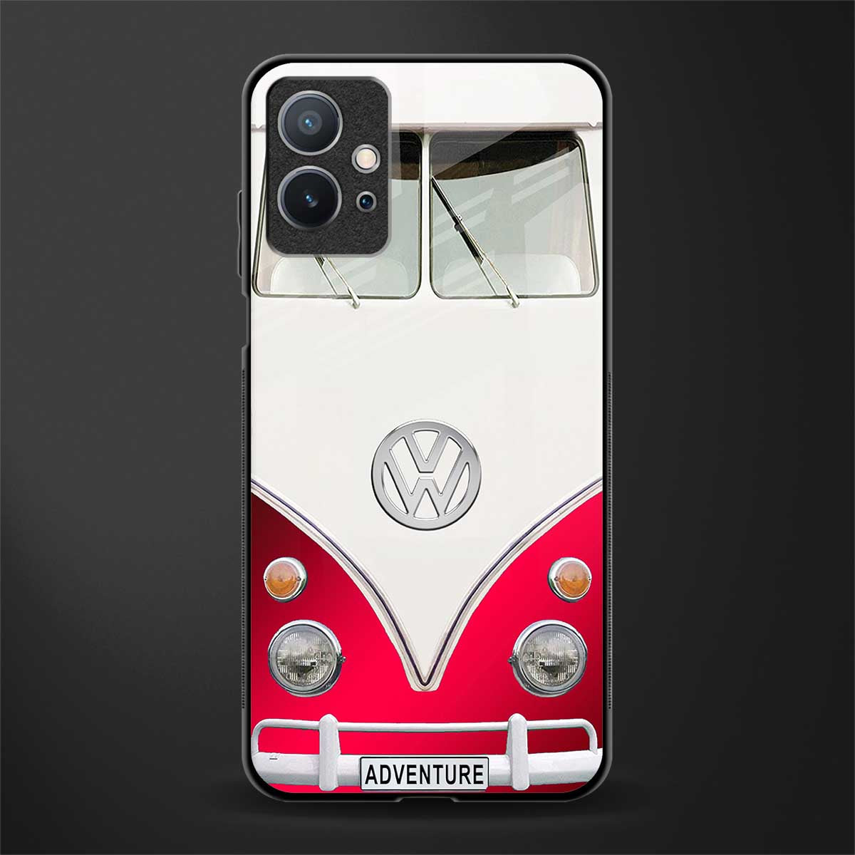 vintage volkswagen glass case for vivo y75 5g image