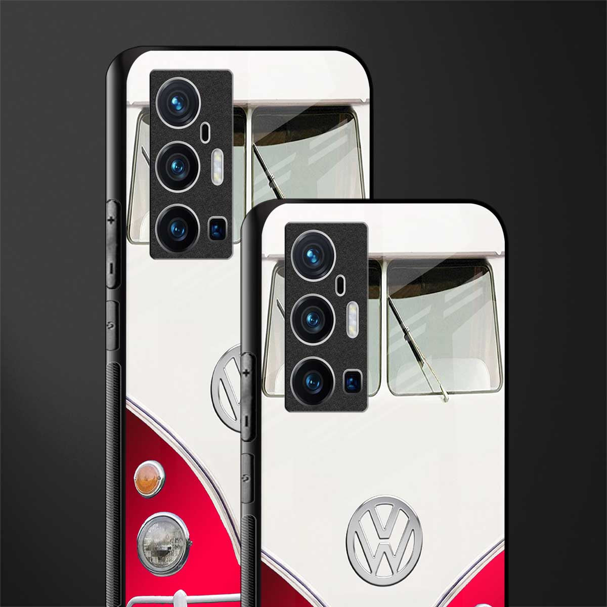 vintage volkswagen glass case for vivo x70 pro plus image-2