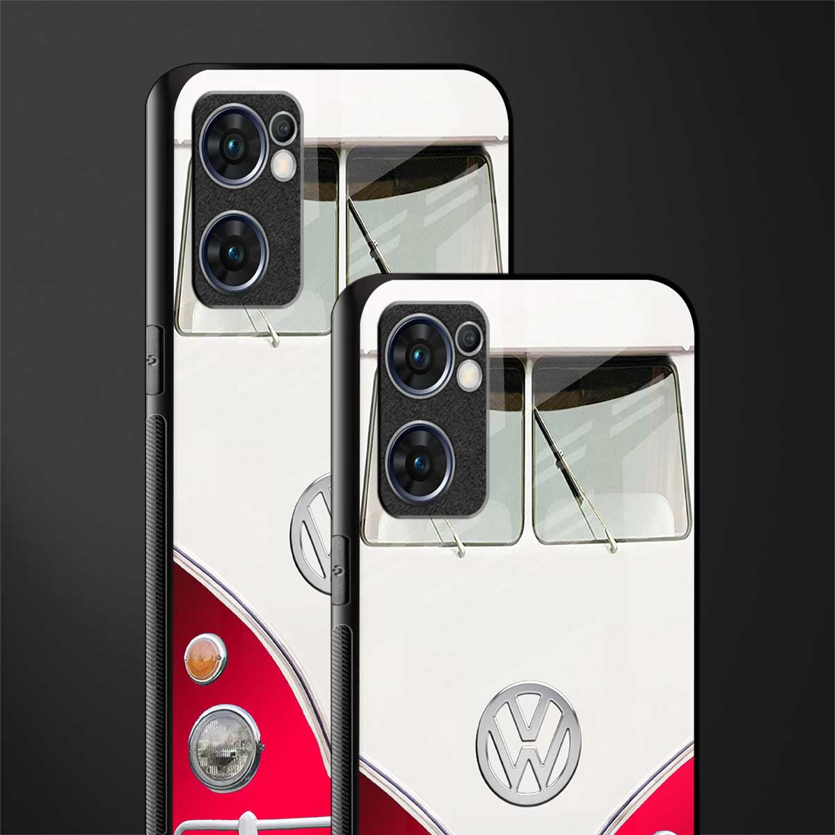 vintage volkswagen glass case for oppo reno7 5g image-2