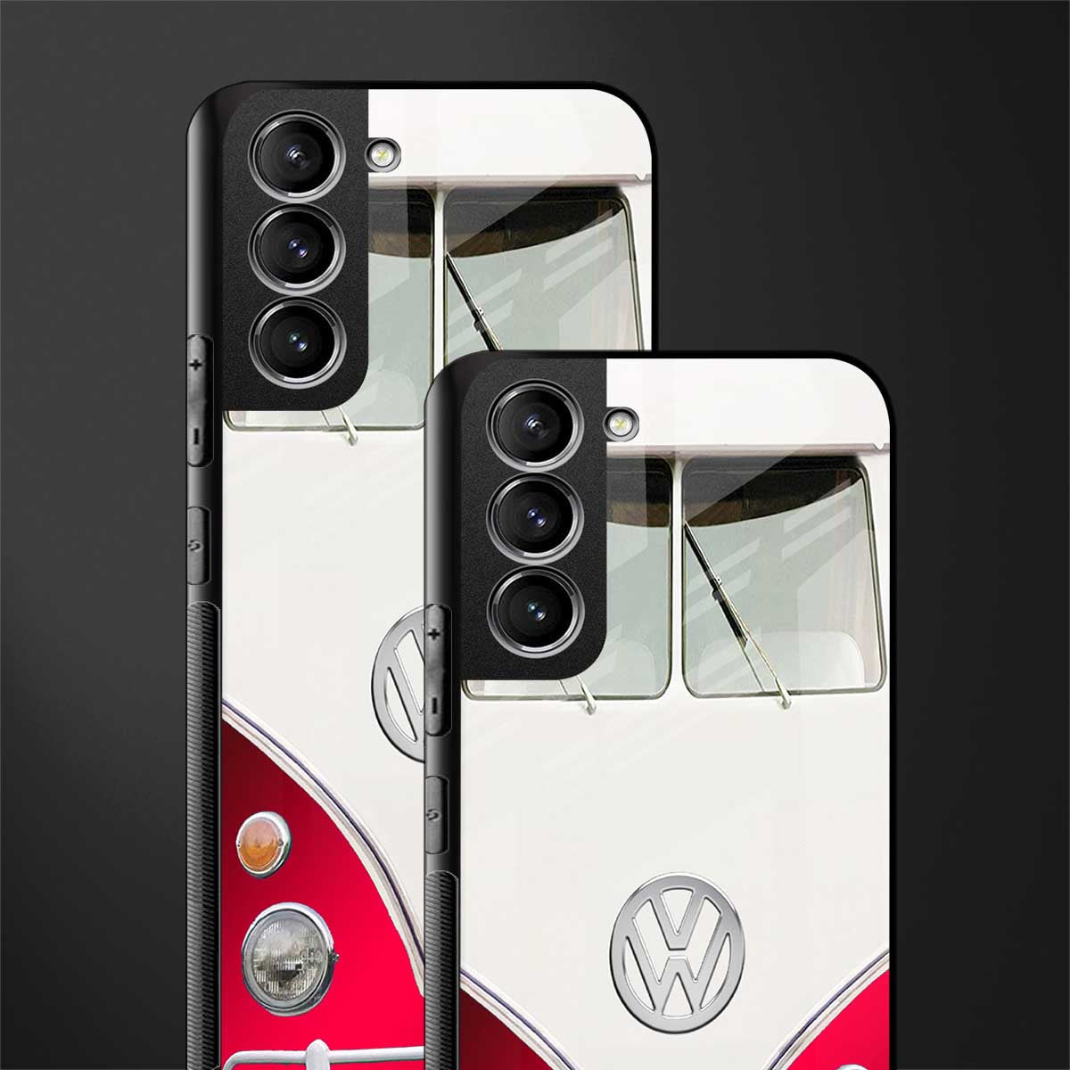 vintage volkswagen glass case for samsung galaxy s21 plus image-2