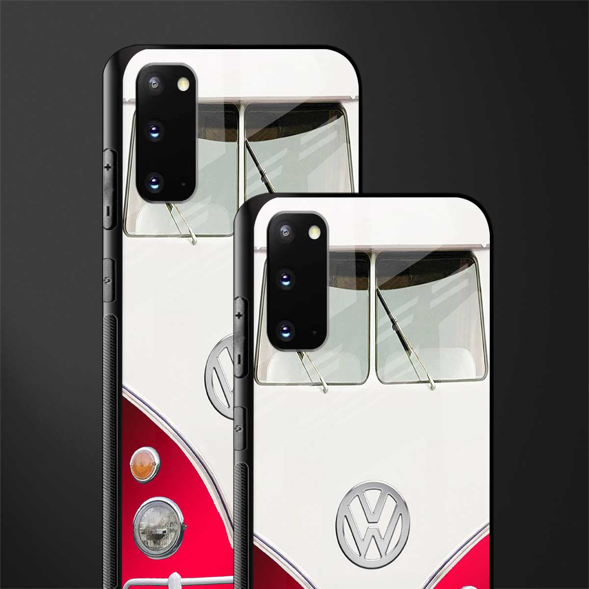 vintage volkswagen glass case for samsung galaxy s20 image-2