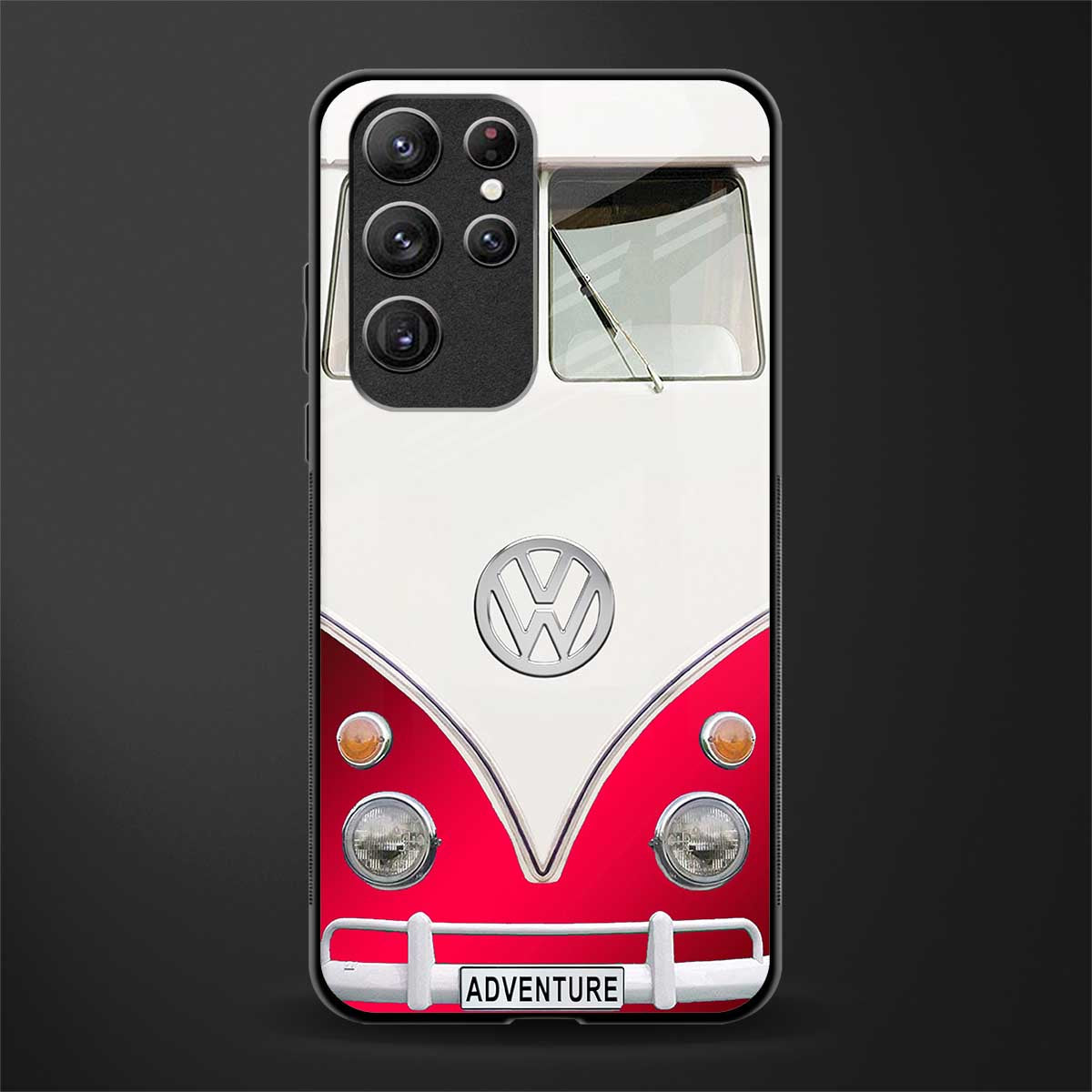 vintage volkswagen glass case for samsung galaxy s22 ultra 5g image