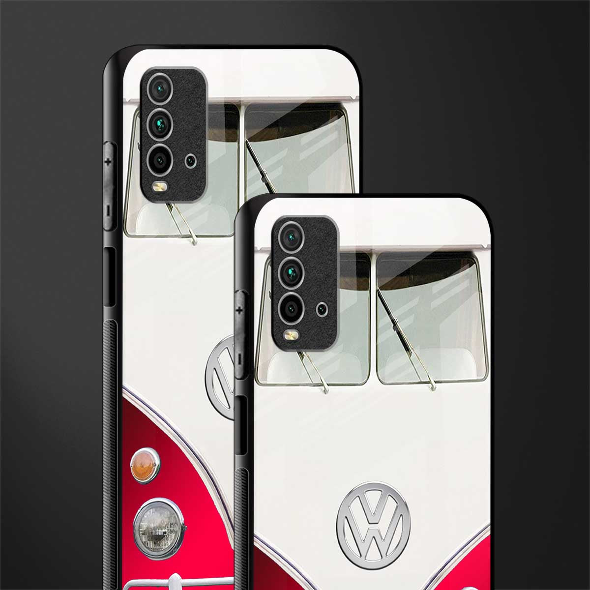 vintage volkswagen glass case for redmi 9 power image-2