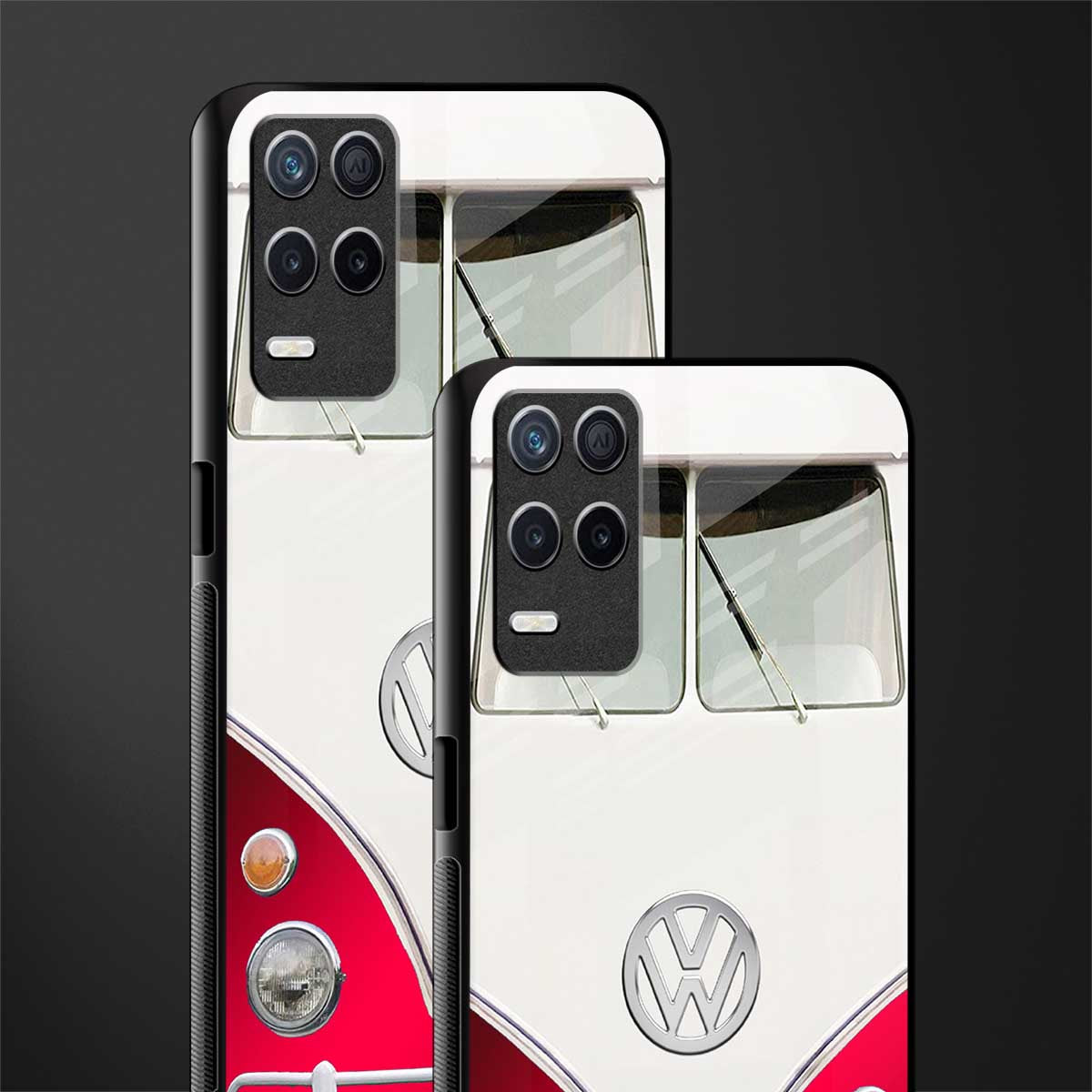 vintage volkswagen glass case for realme narzo 30 5g image-2