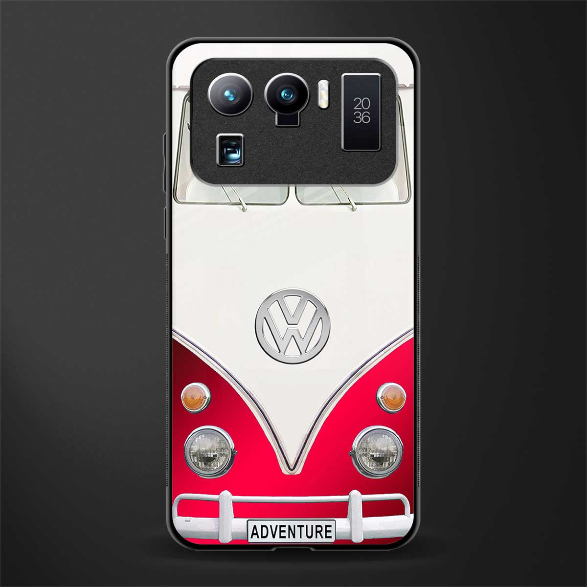 vintage volkswagen glass case for mi 11 ultra 5g image