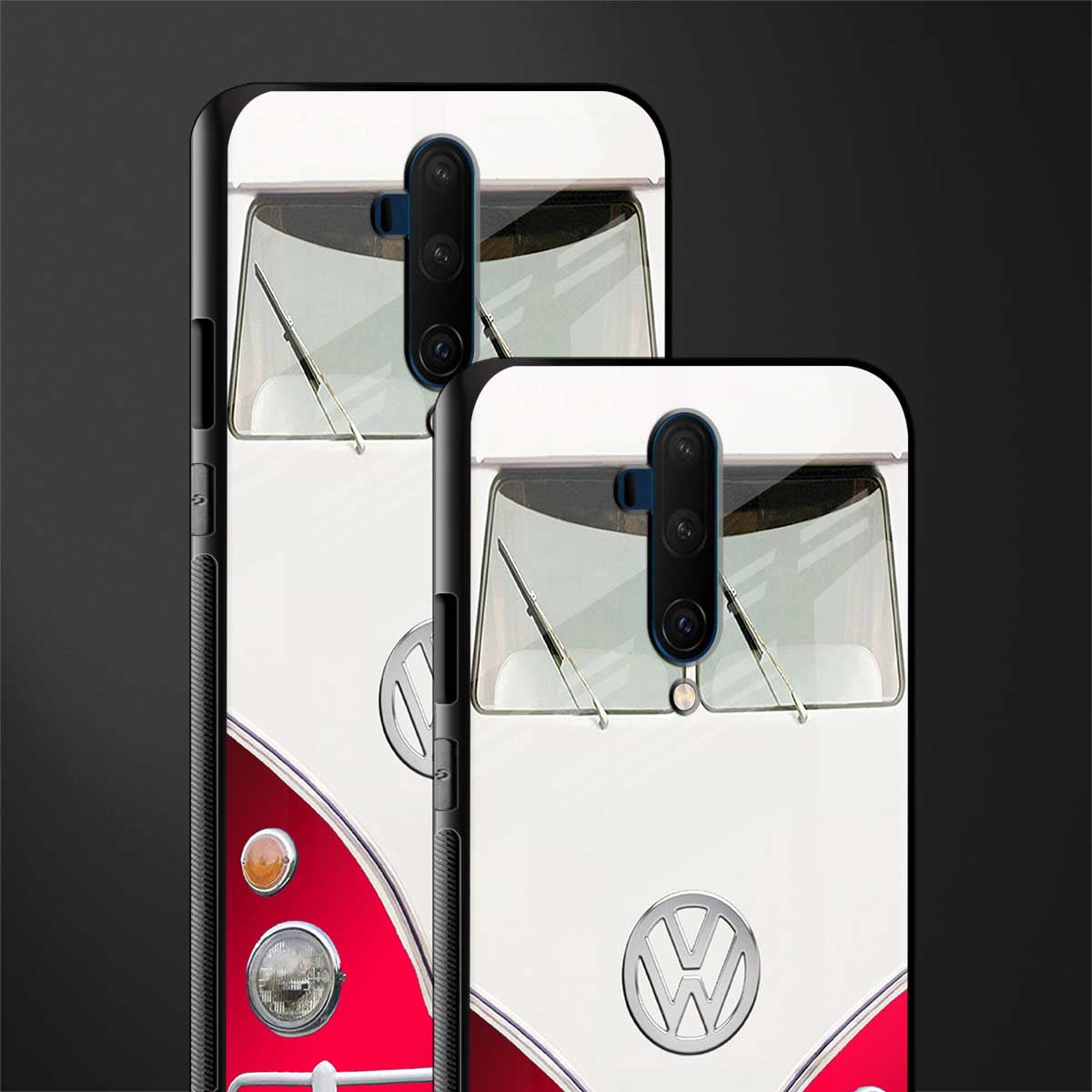 vintage volkswagen glass case for oneplus 7t pro image-2