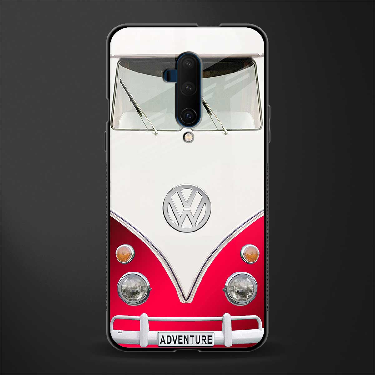 vintage volkswagen glass case for oneplus 7t pro image
