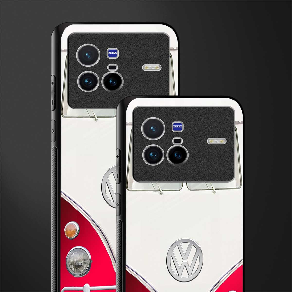 vintage volkswagen glass case for vivo x80 image-2