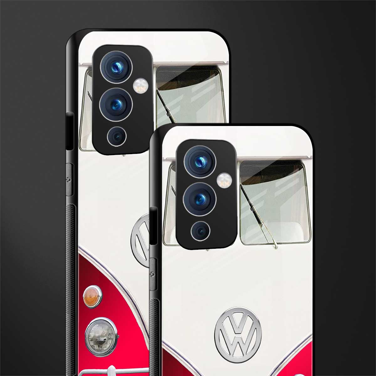 vintage volkswagen back phone cover | glass case for oneplus 9