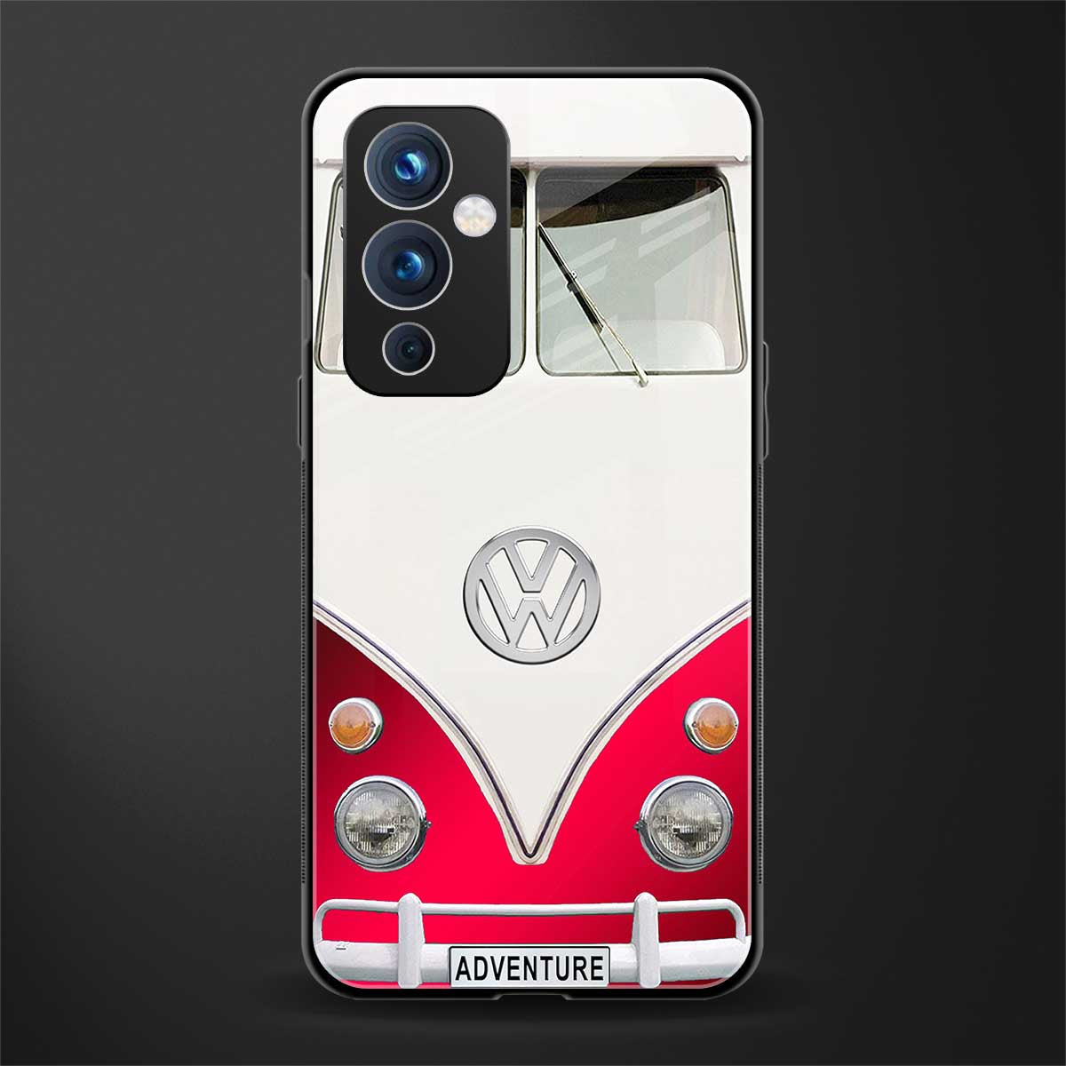 vintage volkswagen back phone cover | glass case for oneplus 9